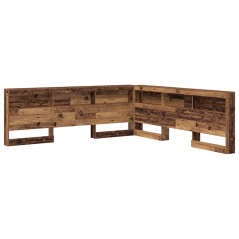 vidaXL Testata contenitore Legno vecchio 200 cm Legno multistrato