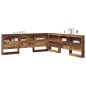 vidaXL Testata contenitore Legno vecchio 200 cm Legno multistrato vidaXL Testata contenitore Legno vecchio 200 cm Legno multistrato