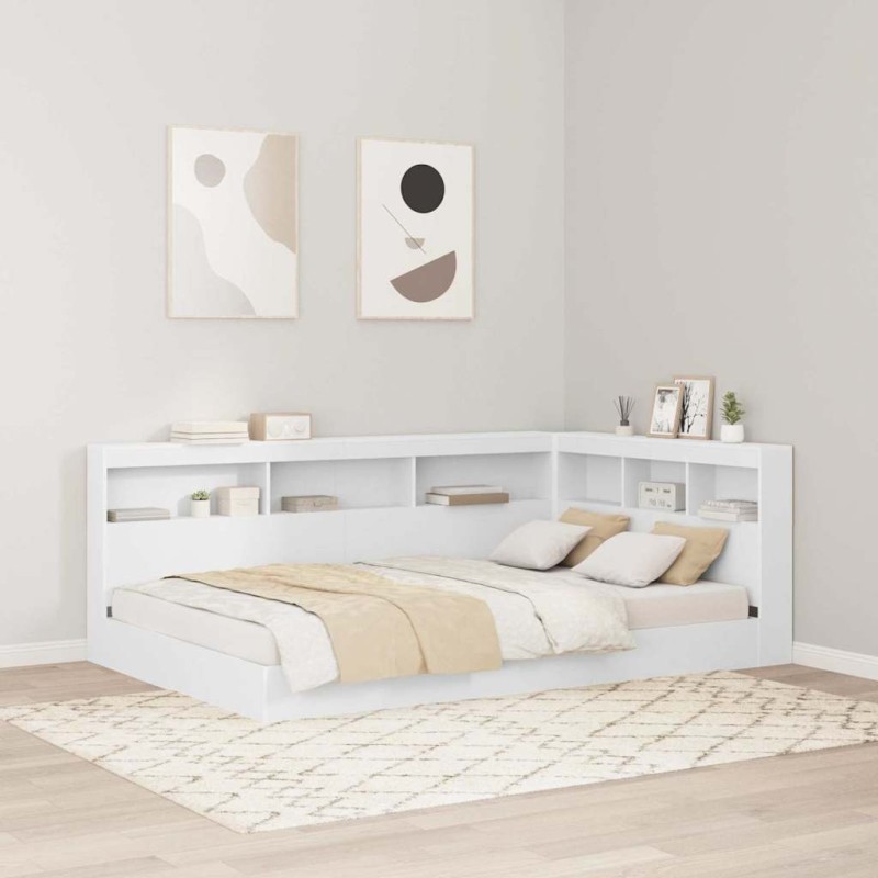 vidaXL Testata contenitore Bianco 120 cm Legno multistrato vidaXL Testata contenitore Bianco 120 cm Legno multistrato
