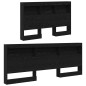 vidaXL Testata contenitore Rovere nero 120 cm Legno multistrato vidaXL Testata contenitore Rovere nero 120 cm Legno multistrato