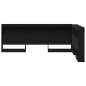 vidaXL Testata contenitore Rovere nero 120 cm Legno multistrato vidaXL Testata contenitore Rovere nero 120 cm Legno multistrato