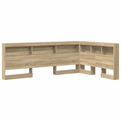 vidaXL Testata contenitore rovere sonoma 120 cm Legno multistrato