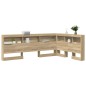 vidaXL Testata contenitore rovere sonoma 120 cm Legno multistrato vidaXL Testata contenitore rovere sonoma 120 cm Legno multistrato