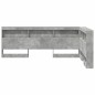 vidaXL Testata contenitore Grigio cemento 120 cm Legno multistrato vidaXL Testata contenitore Grigio cemento 120 cm Legno multistrato