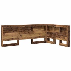 vidaXL Testata contenitore Legno vecchio 120 cm Legno multistrato