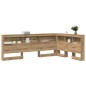 vidaXL Testata contenitore rovere artigianale 120 cm Legno multistrato vidaXL Testata contenitore rovere artigianale 120 cm Legno multistrato
