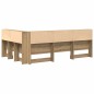 vidaXL Testata contenitore rovere artigianale 120 cm Legno multistrato vidaXL Testata contenitore rovere artigianale 120 cm Legno multistrato