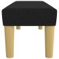 Panca Nera 100x30x30 cm in Tessuto