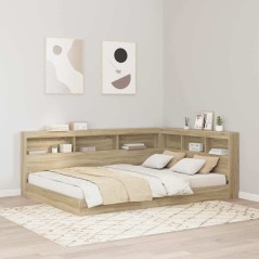 vidaXL Testata contenitore rovere sonoma 140 cm Legno multistrato