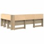 vidaXL Testata contenitore rovere sonoma 140 cm Legno multistrato vidaXL Testata contenitore rovere sonoma 140 cm Legno multistrato