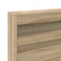 vidaXL Testata contenitore rovere sonoma 140 cm Legno multistrato vidaXL Testata contenitore rovere sonoma 140 cm Legno multistrato
