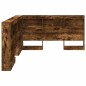 vidaXL Testata contenitore Rovere fumo 140 cm Legno multistrato vidaXL Testata contenitore Rovere fumo 140 cm Legno multistrato