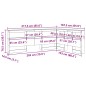 vidaXL Testata contenitore Grigio cemento 150 cm Melamina vidaXL Testata contenitore Grigio cemento 150 cm Melamina