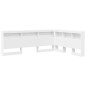 vidaXL Testata contenitore Bianco 160 cm Legno multistrato vidaXL Testata contenitore Bianco 160 cm Legno multistrato