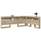 vidaXL Testata contenitore rovere sonoma 160 cm Legno multistrato vidaXL Testata contenitore rovere sonoma 160 cm Legno multistrato