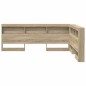 vidaXL Testata contenitore rovere sonoma 160 cm Legno multistrato vidaXL Testata contenitore rovere sonoma 160 cm Legno multistrato