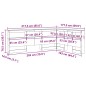 vidaXL Testata contenitore Rovere fumo 160 cm Legno multistrato vidaXL Testata contenitore Rovere fumo 160 cm Legno multistrato