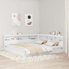 vidaXL Testata contenitore Bianco 180 cm Legno multistrato
