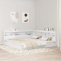 vidaXL Testata contenitore Bianco 180 cm Legno multistrato vidaXL Testata contenitore Bianco 180 cm Legno multistrato