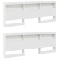 vidaXL Testata contenitore Bianco 180 cm Legno multistrato vidaXL Testata contenitore Bianco 180 cm Legno multistrato