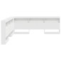 vidaXL Testata contenitore Bianco 180 cm Legno multistrato vidaXL Testata contenitore Bianco 180 cm Legno multistrato