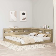 vidaXL Testata contenitore rovere sonoma 180 cm Legno multistrato