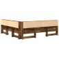 vidaXL Testata contenitore Rovere fumo 180 cm Legno multistrato