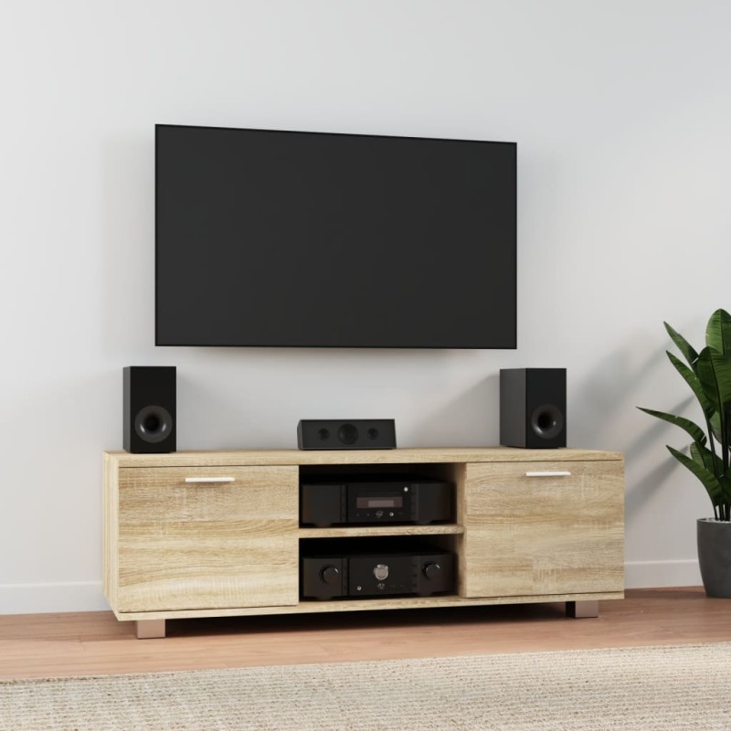Mobile per TV Rovere Sonoma 120x40,5x35 cm Legno Multistrato Mobile per TV Rovere Sonoma 120x40,5x35 cm Legno Multistrato