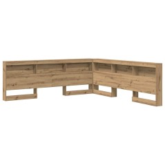 vidaXL Testata contenitore rovere artigianale 180 cm Legno multistrato