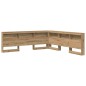 vidaXL Testata contenitore rovere artigianale 180 cm Legno multistrato
