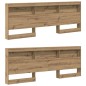 vidaXL Testata contenitore rovere artigianale 180 cm Legno multistrato