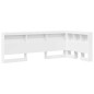 vidaXL Testata contenitore Bianco 75 cm Legno multistrato vidaXL Testata contenitore Bianco 75 cm Legno multistrato