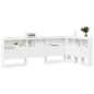 vidaXL Testata contenitore Bianco 75 cm Legno multistrato vidaXL Testata contenitore Bianco 75 cm Legno multistrato