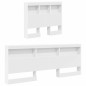 vidaXL Testata contenitore Bianco 75 cm Legno multistrato vidaXL Testata contenitore Bianco 75 cm Legno multistrato