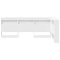 vidaXL Testata contenitore Bianco 75 cm Legno multistrato vidaXL Testata contenitore Bianco 75 cm Legno multistrato