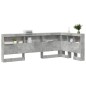 vidaXL Testata contenitore Grigio cemento 75 cm Legno multistrato vidaXL Testata contenitore Grigio cemento 75 cm Legno multistrato
