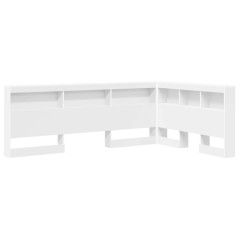 vidaXL Testata contenitore Bianco 120 cm Legno multistrato