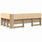 vidaXL Testata contenitore rovere sonoma 120 cm Legno multistrato vidaXL Testata contenitore rovere sonoma 120 cm Legno multistrato