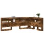 vidaXL Testata contenitore Rovere fumo 120 cm Legno multistrato vidaXL Testata contenitore Rovere fumo 120 cm Legno multistrato