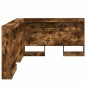 vidaXL Testata contenitore Rovere fumo 120 cm Legno multistrato vidaXL Testata contenitore Rovere fumo 120 cm Legno multistrato