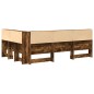vidaXL Testata contenitore Rovere fumo 120 cm Legno multistrato vidaXL Testata contenitore Rovere fumo 120 cm Legno multistrato
