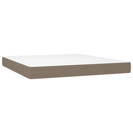 vidaXL Materasso a Molle Insacchettate Grigio Tortora 160x200x20 cm