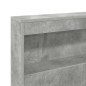 vidaXL Testata contenitore Grigio cemento 140 cm Legno multistrato vidaXL Testata contenitore Grigio cemento 140 cm Legno multistrato