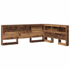 vidaXL Testata contenitore Legno vecchio 135 cm Legno multistrato