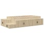 vidaXL Letto contenitore Rovere Sonoma 80x200 cm vidaXL Letto contenitore Rovere Sonoma 80x200 cm