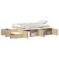 vidaXL Letto contenitore Rovere Sonoma 80x200 cm vidaXL Letto contenitore Rovere Sonoma 80x200 cm