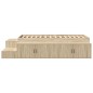 vidaXL Letto contenitore Rovere Sonoma 80x200 cm vidaXL Letto contenitore Rovere Sonoma 80x200 cm