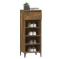 Scarpiera Rovere Fumo 40x36x105 cm in Legno Multistrato Scarpiera Rovere Fumo 40x36x105 cm in Legno Multistrato