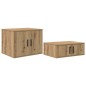 vidaXL Letto Contenitore Finta Quercia 80x200 cm vidaXL Letto Contenitore Finta Quercia 80x200 cm