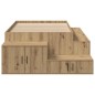 vidaXL Rete di stoccaggio Artisan Oak 90x190 cm vidaXL Rete di stoccaggio Artisan Oak 90x190 cm